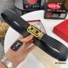 6932001e3a89a121ed54fd1e Top-tier Salvatore Ferragamo Men's Genuine Leather Belt, 8-Shape Authentic Hardware, Hong Kong Duty-Free Gift Box, NFC Chip Enabled, Import Cowhide with Wax Thread Stitching