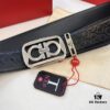 6932001f3a89a121ed54fd26 Top-tier Salvatore Ferragamo Men's Leather Belt, Authentic Hong Kong Duty-Free Gift Box, 8-Shape Original Hardware, Imported Calfskin with Embossed Logo, NFC Chip NXP, 3.8cm Width, Customizable Length