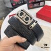 6932001f3a89a121ed54fd27 Top-tier Salvatore Ferragamo Men's Leather Belt, Authentic Hong Kong Duty-Free Gift Box, 8-Shape Original Hardware, Imported Calfskin with Embossed Logo, NFC Chip NXP, 3.8cm Width, Customizable Length