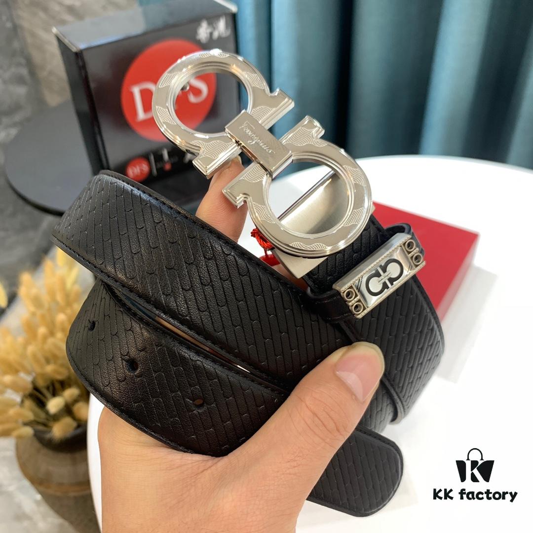 693200223a89a121ed54fd52 Top-Tier Ferragamo Belt, Hong Kong Duty-Free T Gift Box, Anti-Counterfeit QR Code Authentication, New '8' Shaped Authentic Hardware, Precision Craftsmanship, Original Mold Logo with Steel Stamping, Dual-Sided Reversible Design, Imported German-Made Wavy Grain Full-Grain Leather, Adjustable Length, 3.5cm Width, NXP Chip