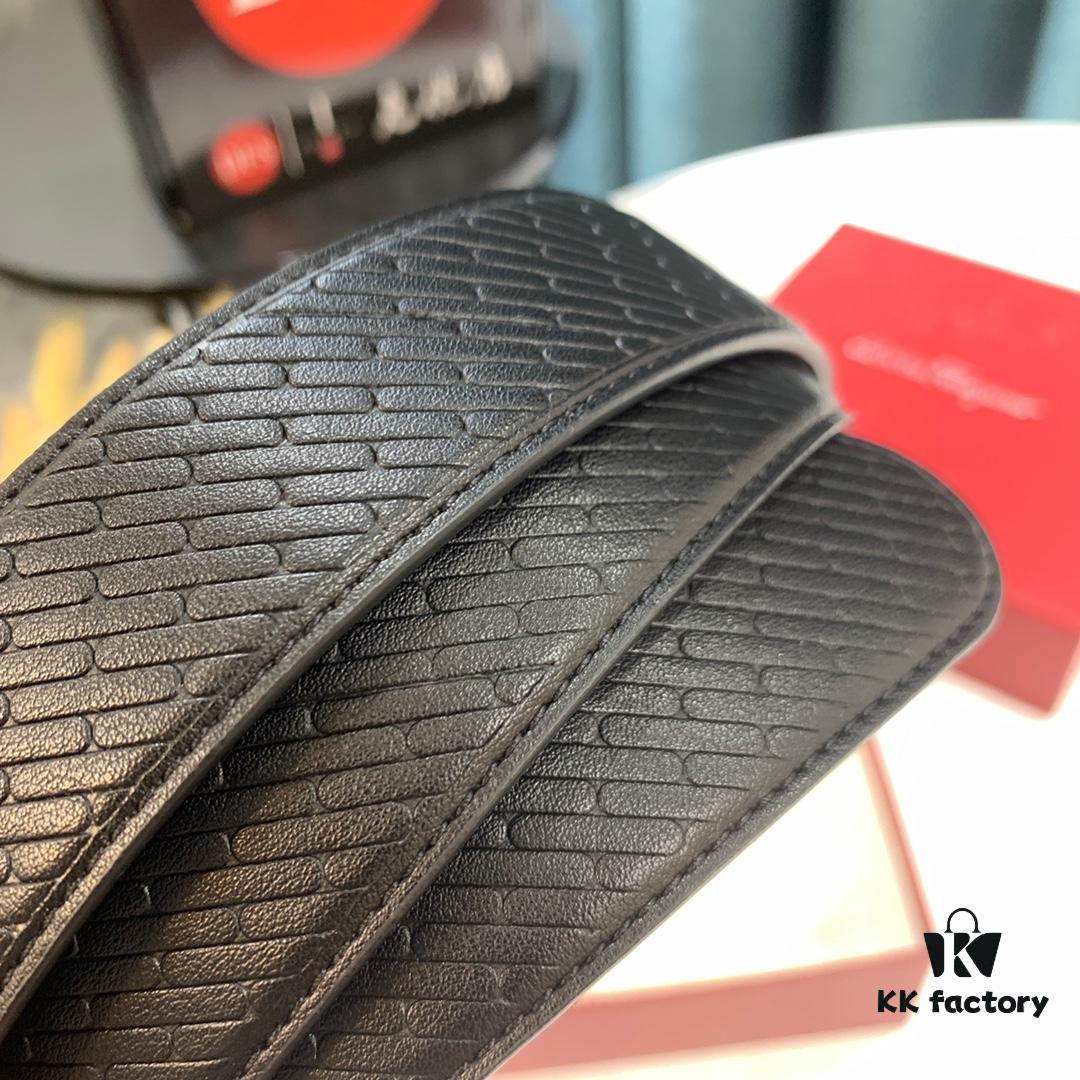 693200223a89a121ed54fd53 Top-Tier Ferragamo Belt, Hong Kong Duty-Free T Gift Box, Anti-Counterfeit QR Code Authentication, New '8' Shaped Authentic Hardware, Precision Craftsmanship, Original Mold Logo with Steel Stamping, Dual-Sided Reversible Design, Imported German-Made Wavy Grain Full-Grain Leather, Adjustable Length, 3.5cm Width, NXP Chip