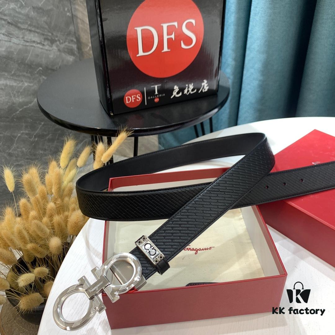 693200223a89a121ed54fd55 Top-Tier Ferragamo Belt, Hong Kong Duty-Free T Gift Box, Anti-Counterfeit QR Code Authentication, New '8' Shaped Authentic Hardware, Precision Craftsmanship, Original Mold Logo with Steel Stamping, Dual-Sided Reversible Design, Imported German-Made Wavy Grain Full-Grain Leather, Adjustable Length, 3.5cm Width, NXP Chip