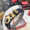 693200233a89a121ed54fd5a Ferragamo Men's Belt, Genuine First-Layer Calfskin with Crocodile Texture, Reversible Design, 3.5cm Width, Stainless Steel Buckle, Adjustable Length