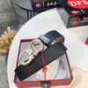 693200233a89a121ed54fd61 Salvatore Ferragamo Men's Belt, Genuine First-Layer Calf Leather, Dual-Sided Use, 3.5cm Width, Stainless Steel Hardware, Adjustable Length