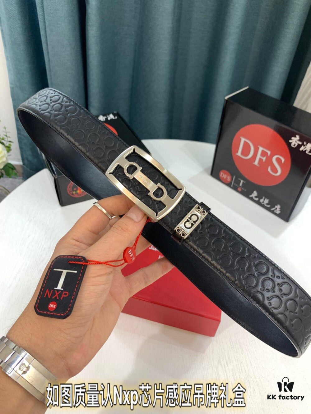 693200263a89a121ed54fd81 Top-Tier Salvatore Ferragamo 8-Shape Belt, Hong Kong Duty-Free Gift Box, Authenticity QR Code Verified, Genuine Leather, German-Manufactured Premium Craftsmanship