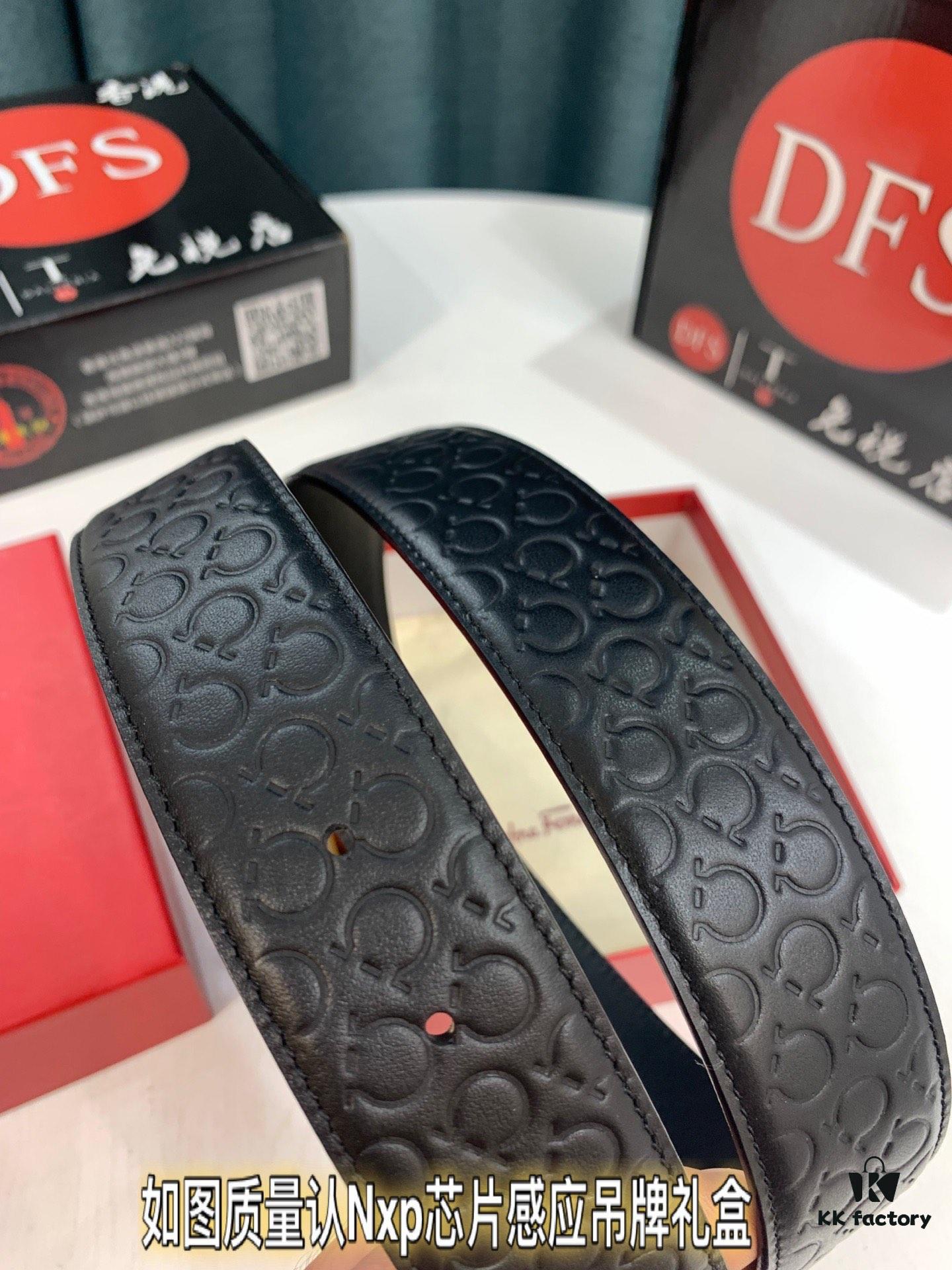 Top-tier Filoflex Leather Belt, Hong Kong Duty-Free Gift Box, Authenticity QR Code Verification, New 8-Shaped Genuine Hardware, Imported Cowhide with Embossed Logo, German OEM Craftsmanship
