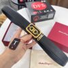 693200273a89a121ed54fd8f New Arrival Authentic Salvatore Ferragamo Belt, 8-Shaped Genuine Hardware, Imported Embossed Cowhide, German Manufactured, Width 3.8cm, NFC Chip NXP, Adjustable Length