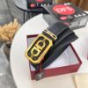 693200273a89a121ed54fd92 New Arrival Authentic Salvatore Ferragamo Belt, 8-Shaped Genuine Hardware, Imported Embossed Cowhide, German Manufactured, Width 3.8cm, NFC Chip NXP, Adjustable Length