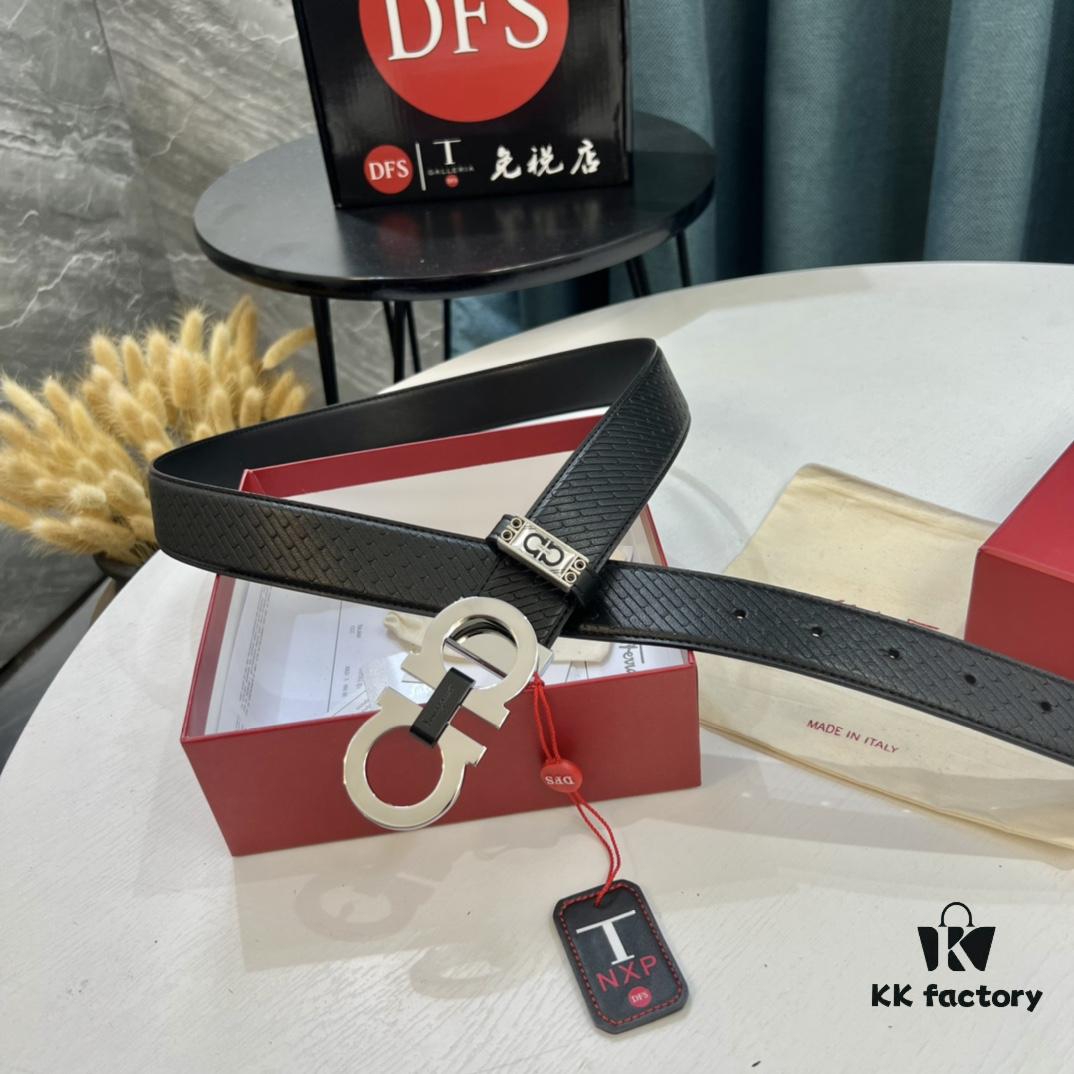 693200293a89a121ed54fda8 Hong Kong Tax-Free T Gift Box 🎁 (NXP RFID Tag Verifiable on Official Website, Authentic Anti-Counterfeit Chip) | Salvatore Ferragamo Style | New 8-Shaped Buckle Stainless Steel Hardware | Double-Sided Wear | French Imported Embossed Calfskin Leather | Fashion Runway Design | Duty-Free Top-Tier Replica | Latest NXP RFID Chip Support Online Verification | 3.5cm Width