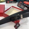 693200293a89a121ed54fdac Salvatore Ferragamo Men's Belt, Genuine Top Grain Calfskin, Reversible Design, 3.5cm Width, New '8' Shaped Stainless Steel Hardware