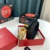 6932002b3a89a121ed54fdbd Shop Owner Recommended: Ferragamo Men's Belt, Genuine Leather, Double-Sided Use, Rustic Grain Full-Grain Calfskin, 3.5cm Width, New '8' Shaped Stainless Steel Hardware