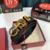6932002b3a89a121ed54fdc3 Salvatore Ferragamo Men's Belt, Genuine First-Layer Calfskin, Dual-Sided Use, 3.5cm Width, Aged '8' Steel Hardware, Authentic Duty-Free Packaged with NXP Chip Verification
