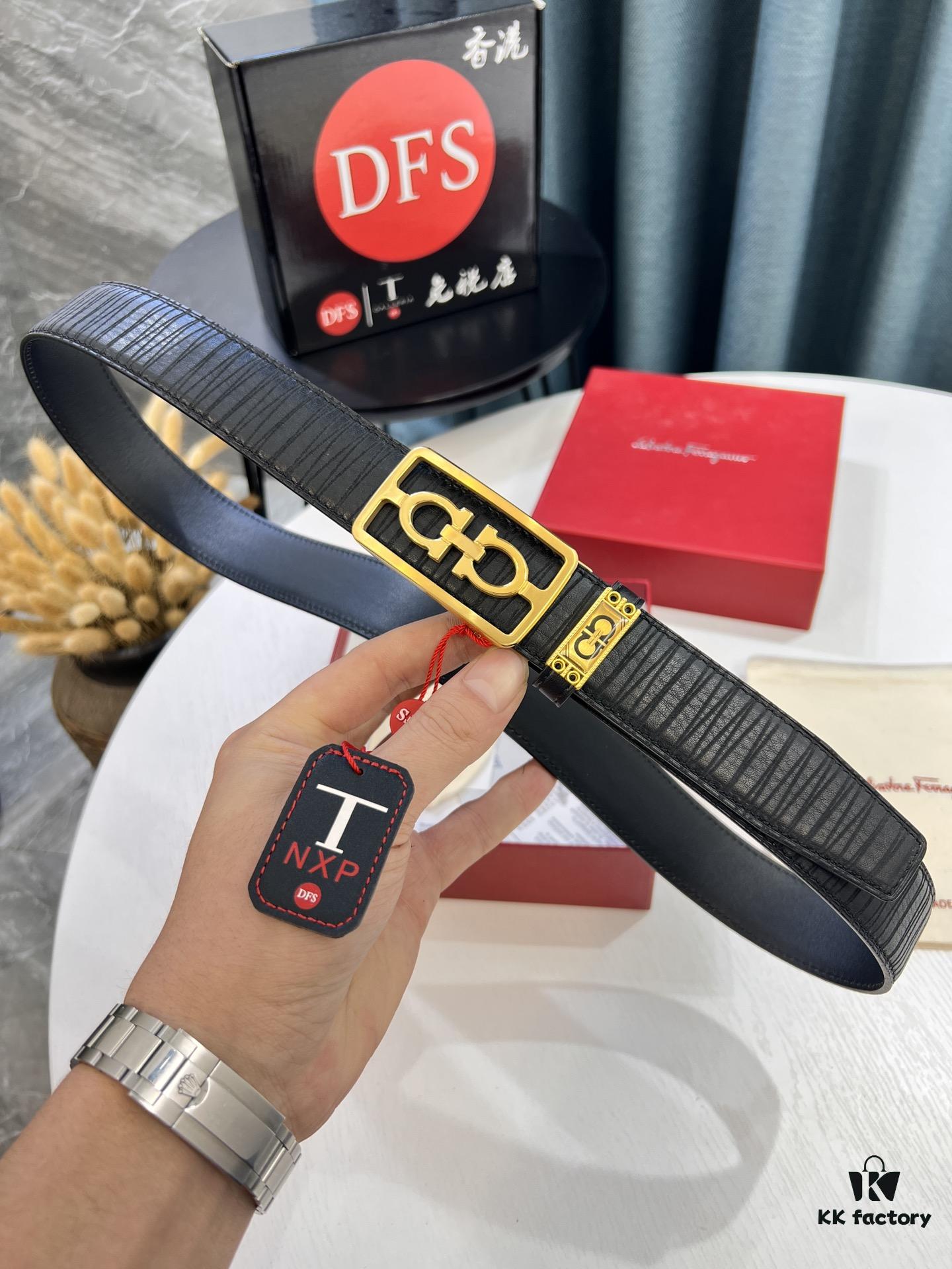 6932002c3a89a121ed54fdcf Top-Tier Original Belt: Hong Kong Duty-Free T Gift Box (NXP Hangtag with Authenticity Chip, Official Website Verifiable)