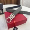 Hong Kong Tax-Free T Gift Box 🎁 (NXP Tag with Authenticity Chip, Official Website Verifiable), Genuine Filigree Stainless Steel Hardware, Double-Sided Use Salvatore Ferragamo Style
