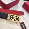 6932002e3a89a121ed54fde6 Top-tier Salvatore Ferragamo Belt, Genuine Hong Kong Duty-Free Gift Box, 8-Shaped Original Hardware, Full-Grain Embossed Cowhide, German-Made Craftsmanship