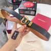 6932002f3a89a121ed54fdf8 Ferragamo Men's Belt, Genuine First-Layer Calfskin with Crocodile Texture, Reversible Design, 3.5cm Width, Stainless Steel Buckle, Adjustable Length