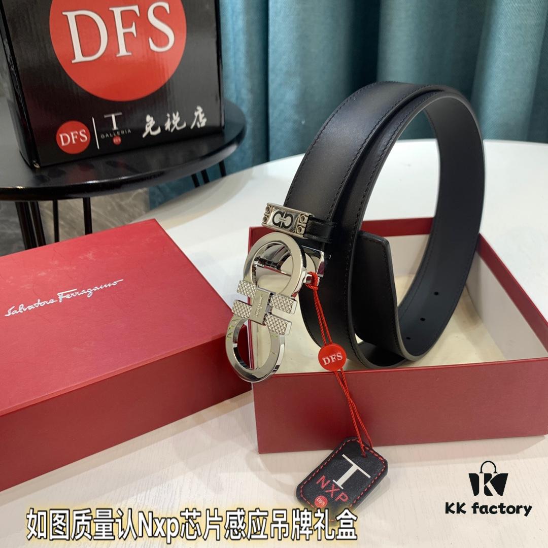 693200333a89a121ed54fe25 Shop Owner Recommended Filagrado Men's Leather Belt, Genuine Top-Grade Cowhide, Reversible Design, 3.5cm Width, Precision Steel Hardware
