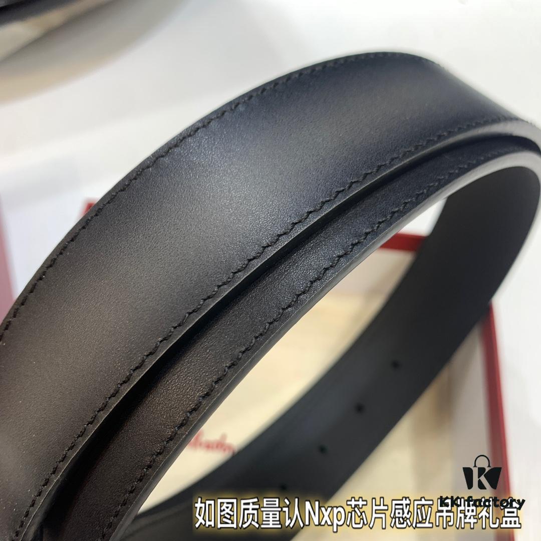 693200333a89a121ed54fe26 Shop Owner Recommended Filagrado Men's Leather Belt, Genuine Top-Grade Cowhide, Reversible Design, 3.5cm Width, Precision Steel Hardware