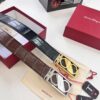 693200343a89a121ed54fe2f Top-tier Filoflex Belt, Hong Kong Duty-Free Gift Box, Anti-Counterfeit QR Code Authentication, New 8-Shaped Authentic Hardware, Imported Full-Grain Calf Leather with Crocodile Texture, German OEM Craftsmanship