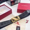 693200343a89a121ed54fe31 Top-Tier Salvatore Ferragamo Belt, Hong Kong Duty-Free Gift Box, Original 8-Shaped Hardware, Full-Grain Calfskin with Crocodile Texture, German-Made Precision Craftsmanship