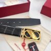 693200343a89a121ed54fe32 Top-Tier Salvatore Ferragamo Belt, Hong Kong Duty-Free Gift Box, Original 8-Shaped Hardware, Full-Grain Calfskin with Crocodile Texture, German-Made Precision Craftsmanship