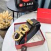 693200343a89a121ed54fe3a Shop Owner Recommended Trumpet Trumpet Genuine Salvatore Ferragamo Men's Leather Belt, Double-Sided Use, Imported Full-Grain Calfskin with '8' Shaped Stainless Steel Hardware, 3.5cm Width, Customizable Length