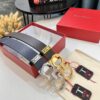 693200353a89a121ed54fe44 Salvatore Ferragamo Men's Belt, Genuine Imported Full-Grain Calfskin, Reversible Design, 3.5cm Width, Octagonal Stainless Steel Hardware, Adjustable Length