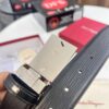 693200373a89a121ed54fe57 Salvatore Ferragamo Men's Belt, Genuine Imported Embossed Top-Layer Calfskin, Reversible Design, 3.5cm Width, New Minimalist Steel Hardware