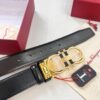 693200383a89a121ed54fe64 Salvatore Ferragamo Men's Belt, Genuine Top Grain Leather, Reversible Design, 3.5cm Width, Stainless Steel Hardware, Perfect for Gifting