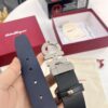 6932003a3a89a121ed54fe7b Salvatore Ferragamo Men's Belt, Genuine Imported Lap Grain Top Layer Cowhide, Dual-Sided Design with 8-Shaped Stainless Steel Buckle