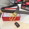 6932003d3a89a121ed54fead Ferragamo Men's Belt, Genuine First-Layer Cowhide with Palm Pattern, Reversible Design, 3.5cm Width, Stainless Steel '8' Shape Pin Buckle