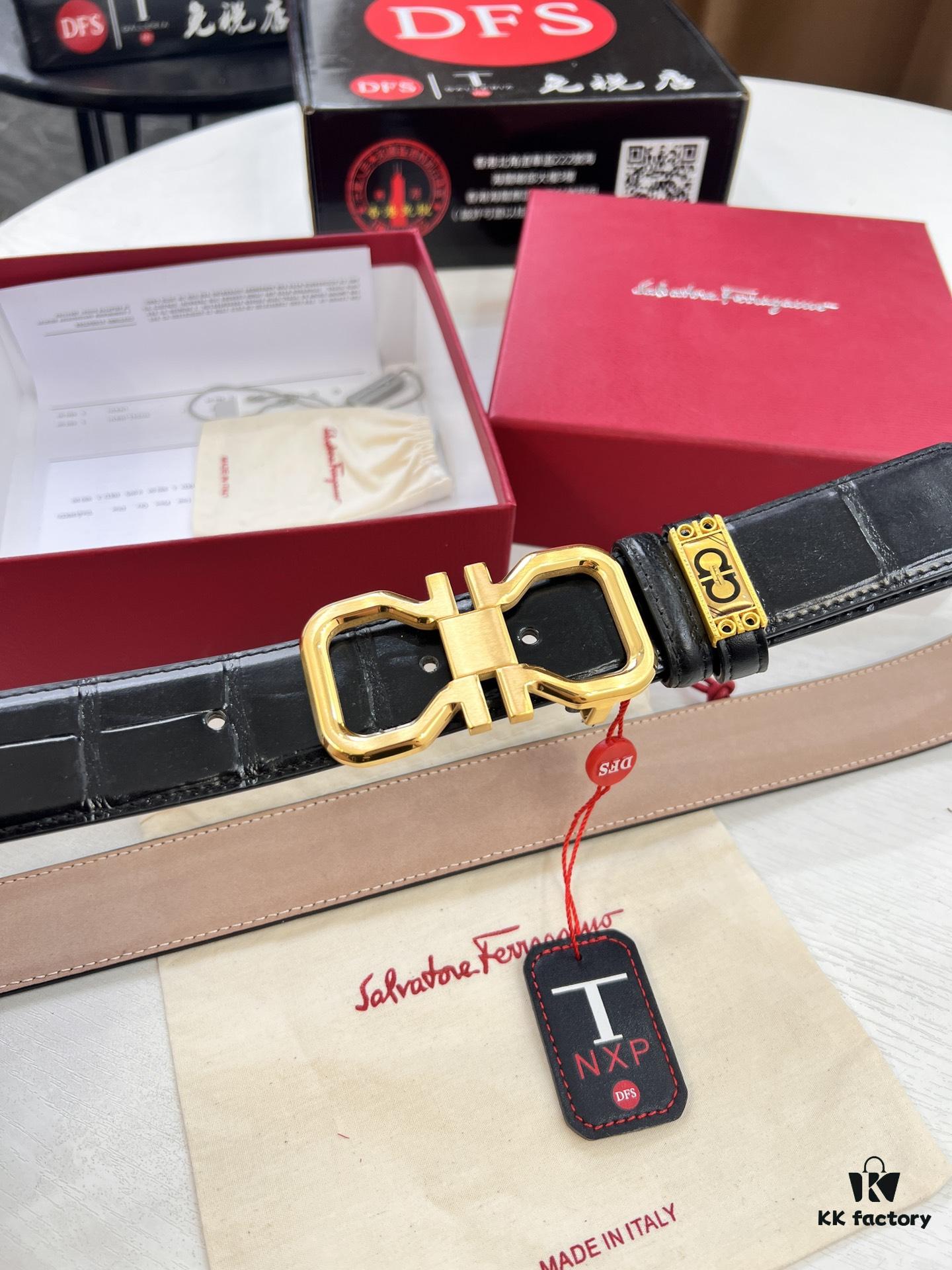 693200413a89a121ed54fedb Ferragamo Belt, Hong Kong Duty-Free Gift Box 🎁 (NXP RFID Tag with Official Website Verification, Authentic Anti-Counterfeit Chip)