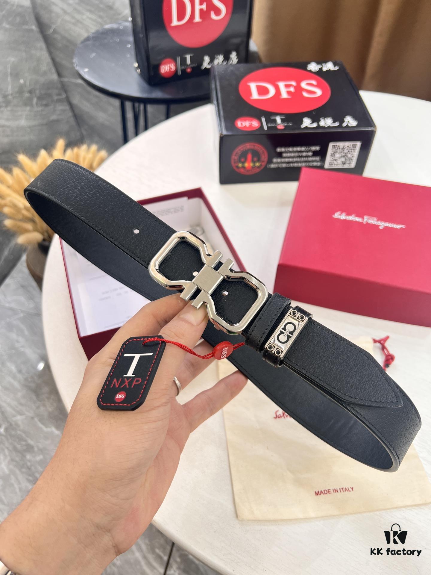 693200413a89a121ed54fee1 Salvatore Ferragamo Belt, Hong Kong Duty-Free Gift Box 🎁 (NXP RFID Tag with Official Website Verification, Authentic Anti-Counterfeit Chip)