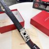 693200433a89a121ed54fef3 Arrival of FilArgmou Automatic Men's Leather Belt with 8-Shaped Beveled Pattern, Stainless Steel Hardware, and Genuine Woven Top-Grain Cowhide