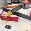 693200463a89a121ed54ff18 Salvatore Ferragamo Men's Automatic Belt, Imported Top-Grade Full-Grain Calfskin, Steel Hardware, 3.5cm Width
