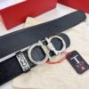 693200463a89a121ed54ff22 Top-Tier Belt, Hong Kong Duty-Free T Gift Box 🎁 Anti-Counterfeit QR Code Verification, Genuine South African Imported Deer-Grain Calfskin, Double-Sided Texture, 3.8cm Width, Premium Men's Dress Belt