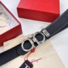 693200473a89a121ed54ff24 Top-Tier Belt, Hong Kong Duty-Free T Gift Box 🎁 Anti-Counterfeit QR Code Verification, Genuine South African Imported Deer-Grain Calfskin, Double-Sided Texture, 3.8cm Width, Premium Men's Dress Belt