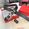 693200473a89a121ed54ff25 Top-Tier Belt, Hong Kong Duty-Free T Gift Box 🎁 Anti-Counterfeit QR Code Verification, Genuine South African Imported Deer-Grain Calfskin, Double-Sided Texture, 3.8cm Width, Premium Men's Dress Belt