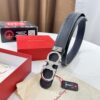693200473a89a121ed54ff26 Top-Tier Belt, Hong Kong Duty-Free T Gift Box 🎁 Anti-Counterfeit QR Code Verification, Genuine South African Imported Deer-Grain Calfskin, Double-Sided Texture, 3.8cm Width, Premium Men's Dress Belt