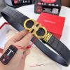 693200473a89a121ed54ff28 Top-Tier Men's Belt - Dual-Sided Genuine Calfskin Leather, Corrosion-Resistant Steel Hardware, Imported South African Deer Grain Cowhide, 3.8cm Width, Duty-Free Hong Kong T Gift Box Packaging