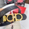 693200473a89a121ed54ff2a Top-Tier Men's Belt - Dual-Sided Genuine Calfskin Leather, Corrosion-Resistant Steel Hardware, Imported South African Deer Grain Cowhide, 3.8cm Width, Duty-Free Hong Kong T Gift Box Packaging