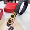 693200473a89a121ed54ff2d Top-Tier Men's Belt - Dual-Sided Genuine Calfskin Leather, Corrosion-Resistant Steel Hardware, Imported South African Deer Grain Cowhide, 3.8cm Width, Duty-Free Hong Kong T Gift Box Packaging