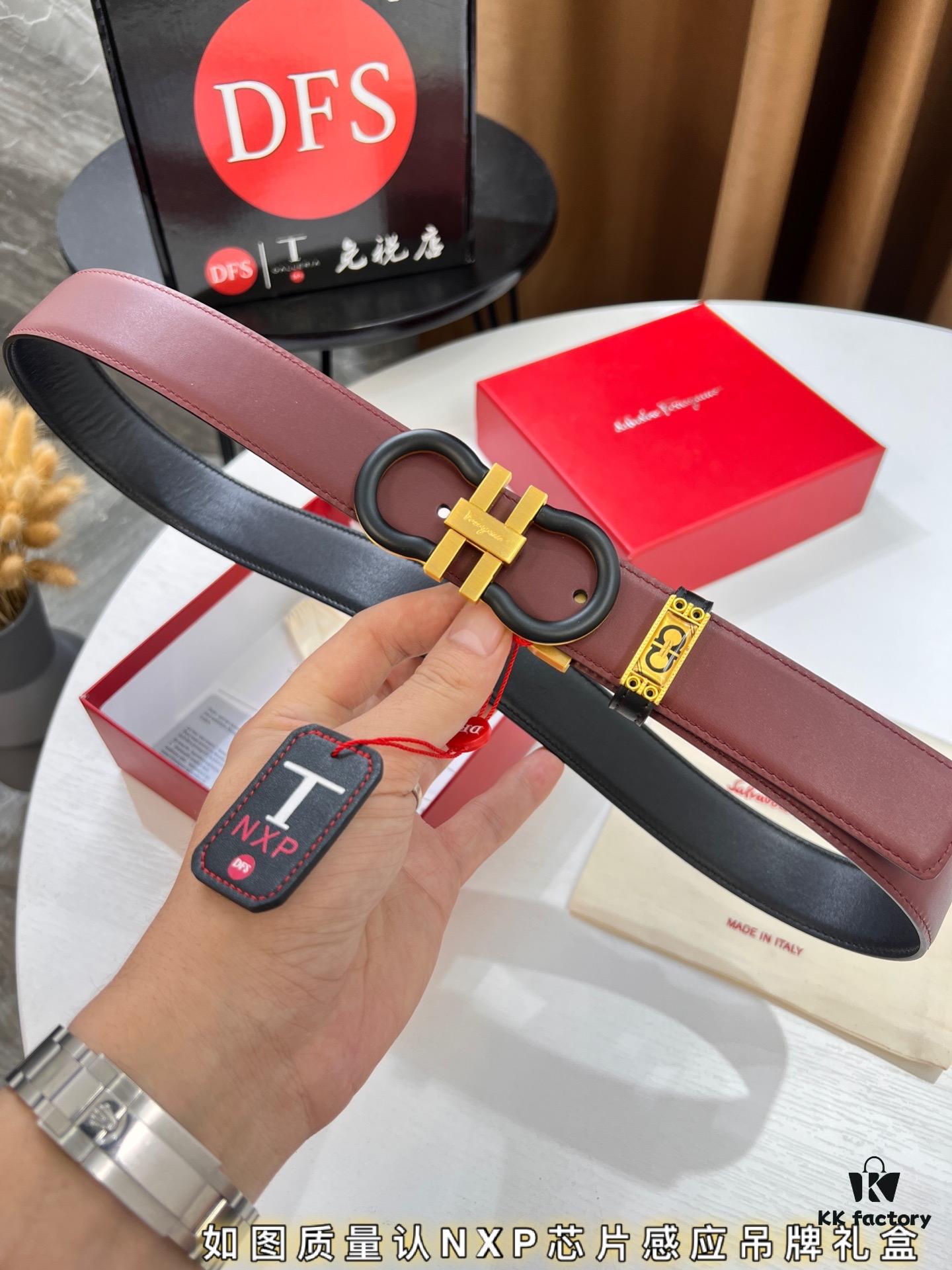 6932004a3a89a121ed54ff4b Ferragamo Belt, Hong Kong Duty-Free Gift Box (NXP Tag with Authenticity Chip Recognizable on Official Website)