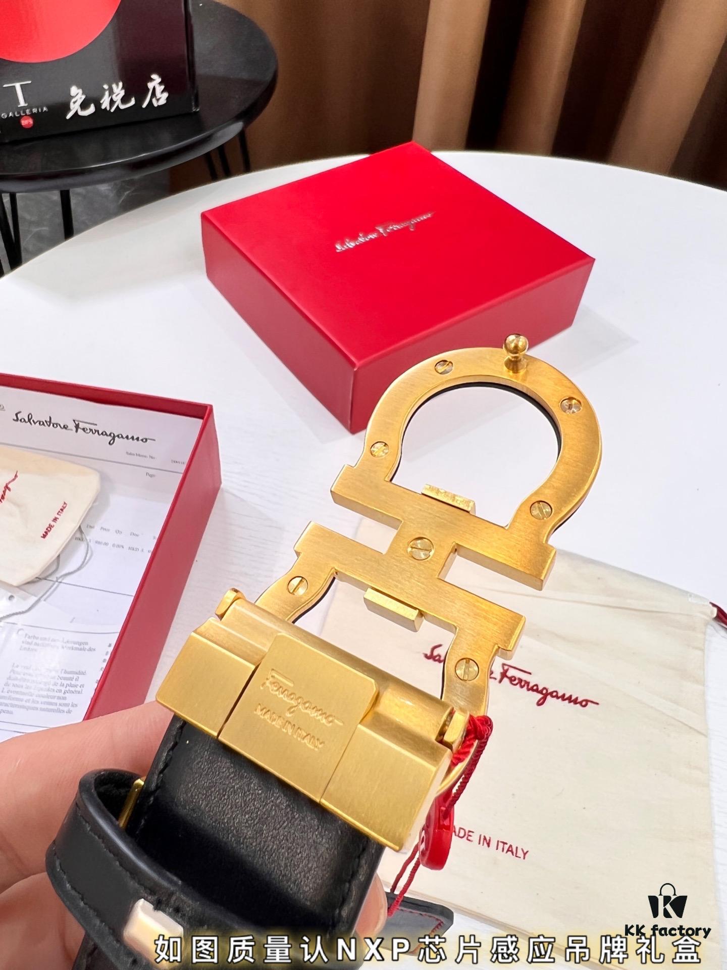 6932004a3a89a121ed54ff4e Ferragamo Belt, Hong Kong Duty-Free Gift Box (NXP Tag with Authenticity Chip Recognizable on Official Website)