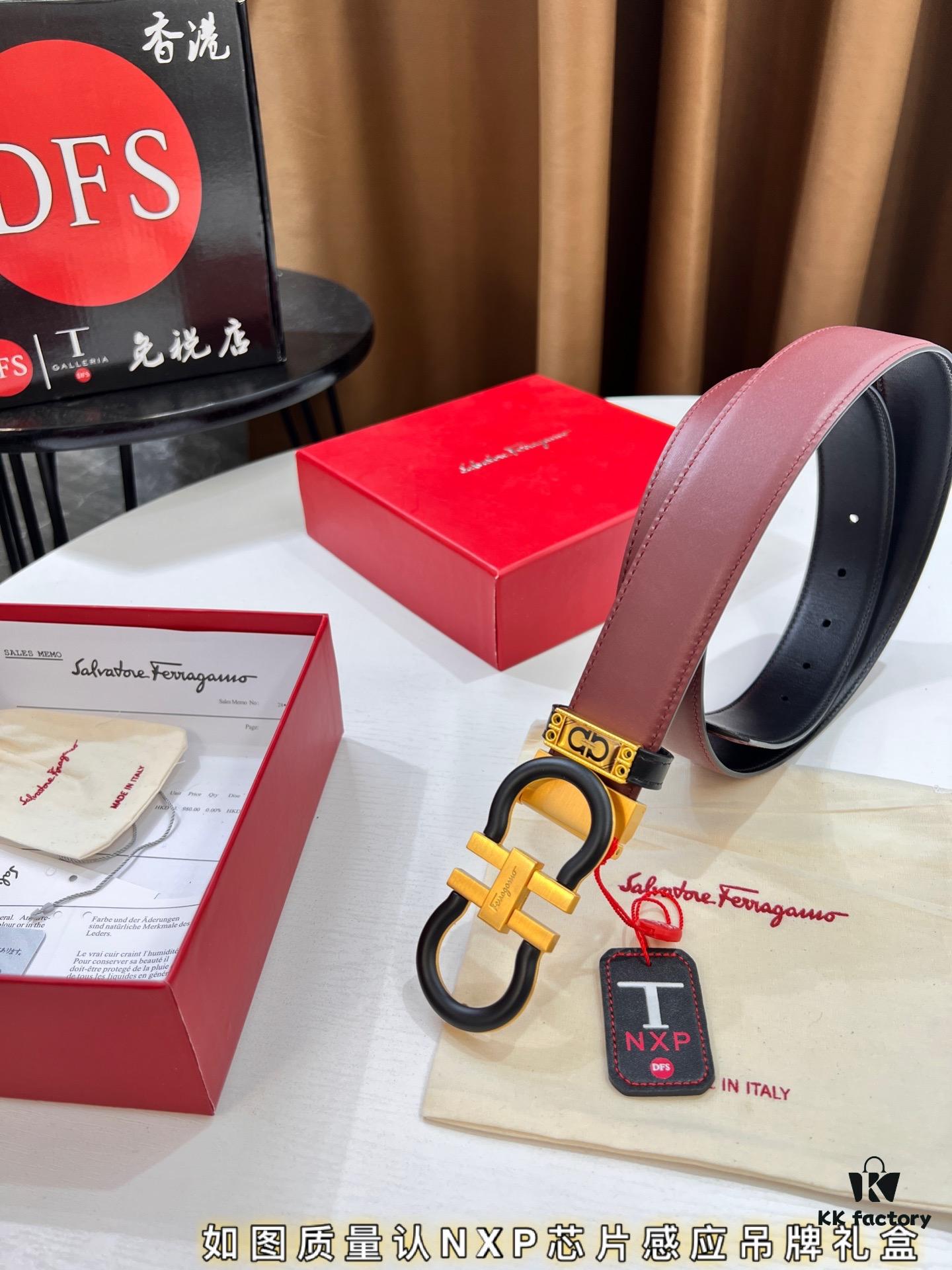 6932004a3a89a121ed54ff4f Ferragamo Belt, Hong Kong Duty-Free Gift Box (NXP Tag with Authenticity Chip Recognizable on Official Website)