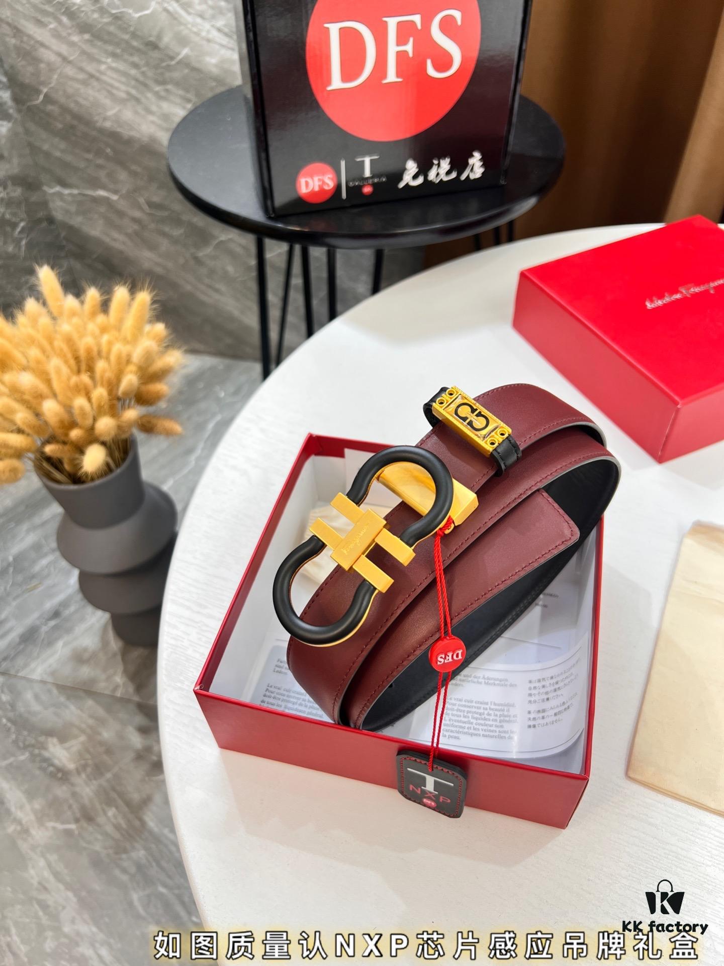6932004a3a89a121ed54ff50 Ferragamo Belt, Hong Kong Duty-Free Gift Box (NXP Tag with Authenticity Chip Recognizable on Official Website)