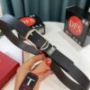 6932004b3a89a121ed54ff58 Salvatore Ferragamo Men's Belt, Genuine Top Grain Cowhide, Reversible Design, 3.5cm Width, Stainless Steel '8' Pin Buckle, Adjustable Length, Ideal Gift