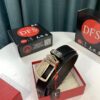 6932004b3a89a121ed54ff5e Salvatore Ferragamo Men's Belt, Genuine Top Grain Cowhide, Reversible Design, 3.5cm Width, Stainless Steel '8' Pin Buckle, Adjustable Length, Ideal Gift