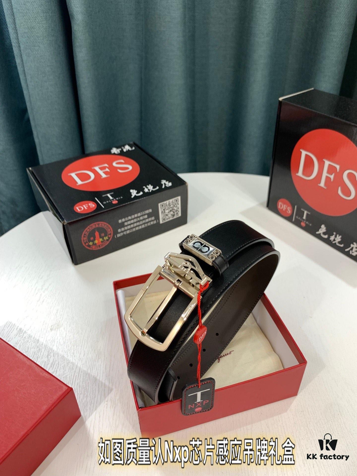 6932004b3a89a121ed54ff5e Salvatore Ferragamo Men's Belt, Genuine Top Grain Cowhide, Reversible Design, 3.5cm Width, Stainless Steel '8' Pin Buckle, Adjustable Length, Ideal Gift