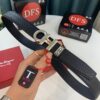 6932004e3a89a121ed54ff83 Arrival 🎺🎺 Authentic Shot, Ferragamo Men's Automatic Belt, ZP Mould Design, 8-Shaped Beveled Pattern with Stainless Steel Hardware, Business Belt, Imported Small Ferragamo Mesh Pattern Top-Grain Calfskin, Automatic Tooth Adjustment, 3.5 cm Width